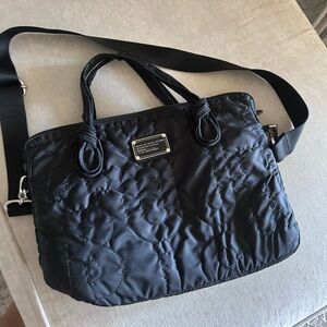Marc Jacobs Black Quilted Laptop Bag